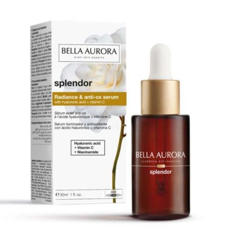 BELLA AURORA OFFRE SPLENDOR SERUM ECLAT ANTI OX 30 ML + ROULEUR VISAGE OFFERT