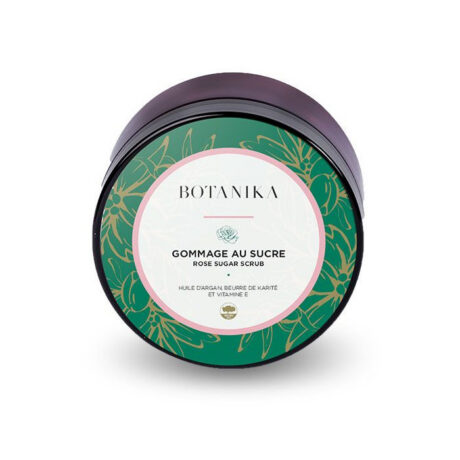 BOTANIKA GOMMAGE AU SUCRE PARFUME A LA ROSE