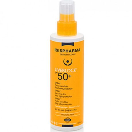 ISISPHARMA UVEBLOCK SPRAY PEAUX SENSIBLES SPF 50 - 200 ML