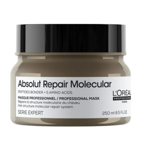 L'OREAL PROFESSIONNEL PARIS ABSOUT REPAIR MOLECULAR MASK PEPTIDES BONDER + 5 AMINO ACIDE 250 ML