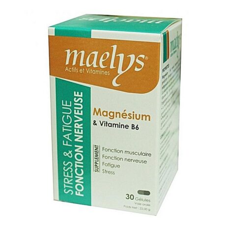 MAELYS MAGNESIUM & VITAMINE B6 30 GÉLULES