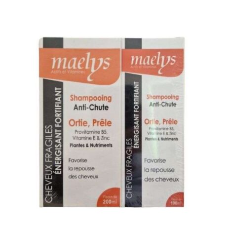 MAELYS OFFRE SHAMPOOING ORTIE PRELE 200 ML + SHAMPOING 100ML OFFERT