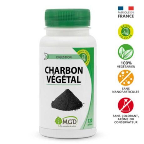 MGD CHARBON VEGETAL ACTIVE 120 GELULES