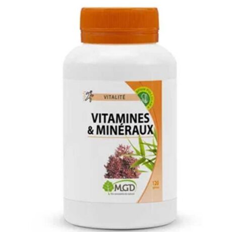 MGD NATURE VITAMINES ET MINERAUX 120 GELULES