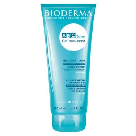 BIODERMA ABCDERM GEL NETTOYANT MOUSSANT DOUX 200 ML