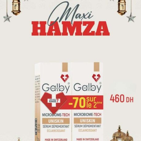 GALBY OFFRE DUO UNISKIN MICROBIOME TECH SERUM DEPIGMENTANT ECLAIRCISSANT 30 ML LE 2 EME -70%