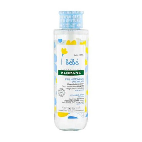 KLORANE BEBE EAU NETTOYANTE SANS RINÇAGE 500 ML