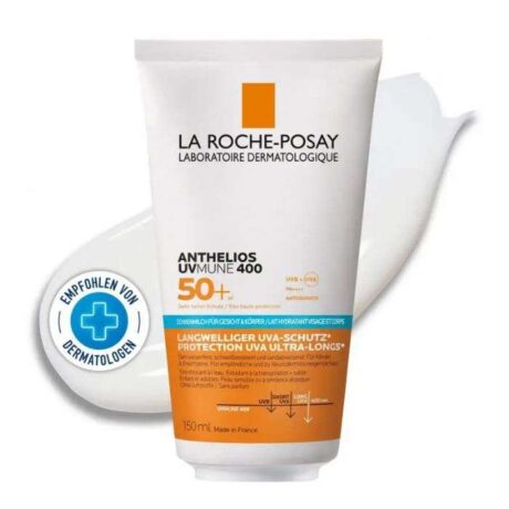 LA ROCHE POSAY ANTHELIOS UVMUNE 400 LAIT HYDRATANT VISAGE ET CORPS SPF50+ 150ML