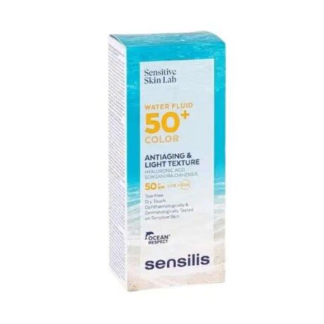 SENSILIS SKIN LAB WATER FLUID SPF 50+ COLOR ANTI AGE TEXTURE LEGERE 50 ML