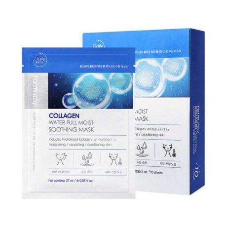 FARMSTAY COLLAGEN WATER MOIST SOOTHING MASK 10 SHEETS 27ML