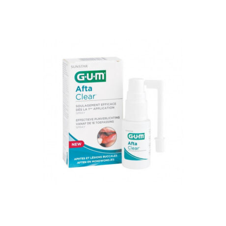 GUM AFTACLEAR SPRAY APHTES ET LESIONS BUCCALES 15ML REF 2420