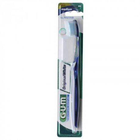 GUM BROSSE A DENTS ORIGINAL WHITE MEDIUM COMPACTE REF 563