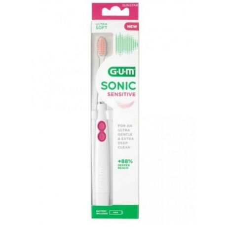 GUM BROSSE A DENTS SONIC SENSIVITAL A PILE BRINS ULTRA DOUX REF 4101