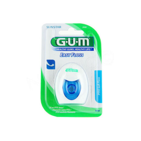 GUM EASY FLOSS FIL EN PTFE ULTRA RESISTANT ESPACE TRES ETROITS REF 2000