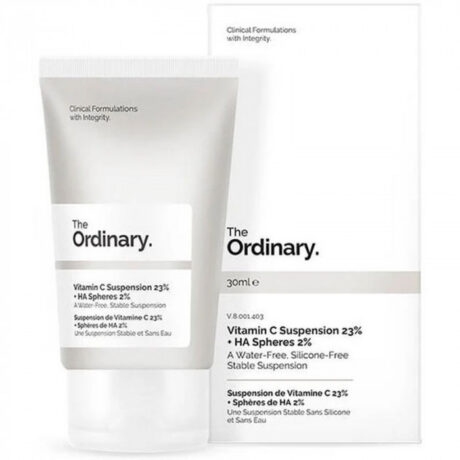 THE ORDINARY SUSPENSION DE VITAMINE C 23% + SPHERES DE HA 2%