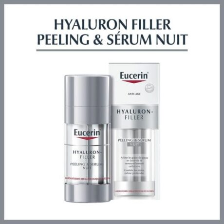 Eucerin – Hyaluron-Filler Peeling & Sérum Nuit – 30 Ml