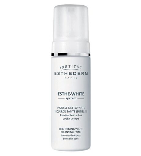 Institut Esthederm – Esthe-white System Mousse Nettoyante Éclaircissante Jeunesse – 150 Ml