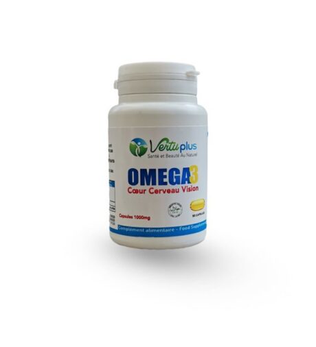 Vertu Plus Omega 3 1000mg 50 Capsules