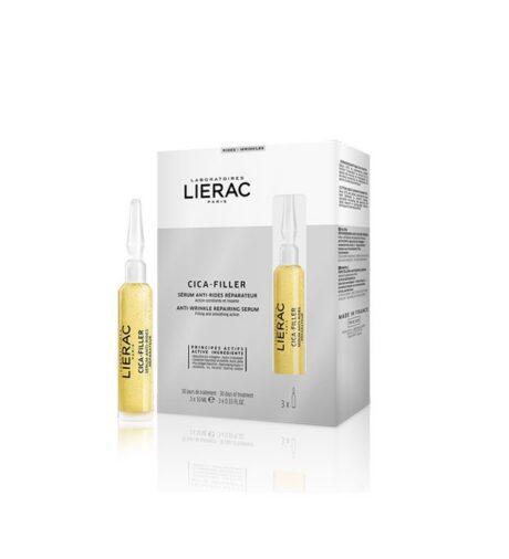 Lierac Cica-filler Sérum Anti-rides Réparateur 3 Ampoules*10ml