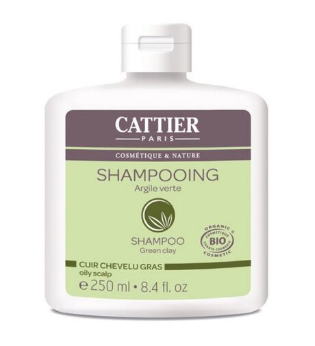 Cattier Shampooing Argile Vert Cheveux Gras 250ml