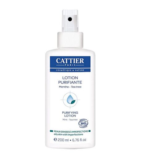 Cattier Peau Grasse À Imperfections Lotion Purifiante Menthe Spray 200ml