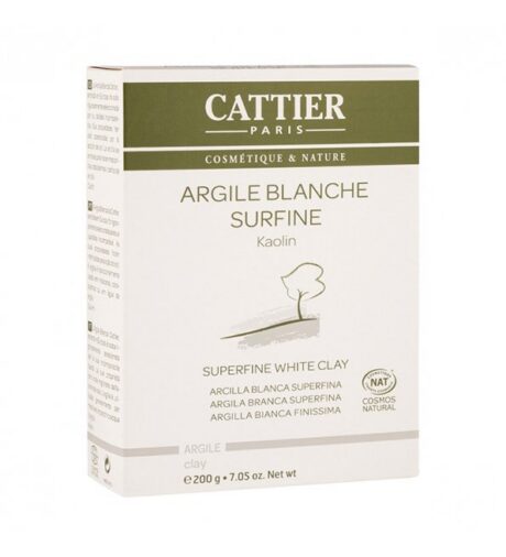 Cattier Argile Verte Blanche Surfine 200g