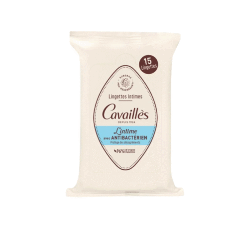 Rogé Cavailles Lingettes Anti Bactérien 15Unités