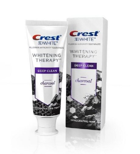Crest 3d White Whitening Therapy Fluorure Au Charbon De Bois 75ml