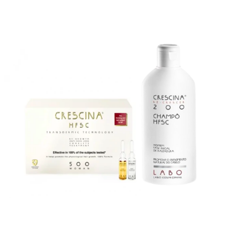 Creshina Hfsc Transdermic 500 Woman+shampoo Woman 200ml Pack