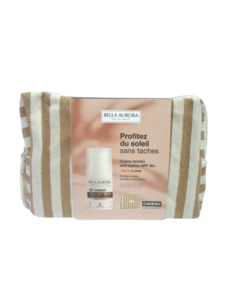Bella Aurora CC Creme Clair Spf50+ 30ml Avec Trousse Offerte