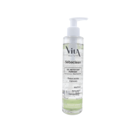 Vita Nature Sebaclean Gel Nettoyant Purifiant 200ml