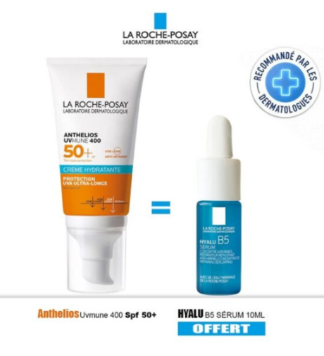 La Roche Posay Anthelios Creme Fondante Uvmune 400 50ml+ Hyalu B5 Mini Offerte