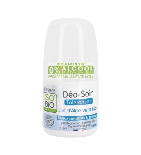 So Bio Deodorant Tolerance + Aloe Vera 50ml