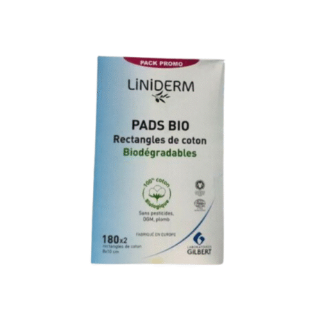 Gilbert liniderm pads bio 180×2 rectangles pack