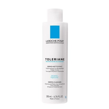 La Roche-posay Toleriane Dermo-nettoyant Fluide Démaquillant Peau Intolérante | 200ml