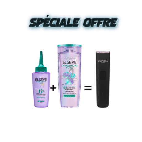 L’Oreal Paris Elseve Hyaluron Pure Serum 100ml + Shampooing 200ml = Tondeuse Offerte
