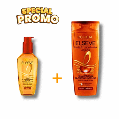 L’Oreal Paris Elseve Cappilaire Huile Extraord Oil+Shampoing extraordinaire 200ml Pack