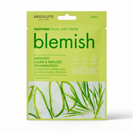 Absolute New York Blemish Facial Sheet Mask