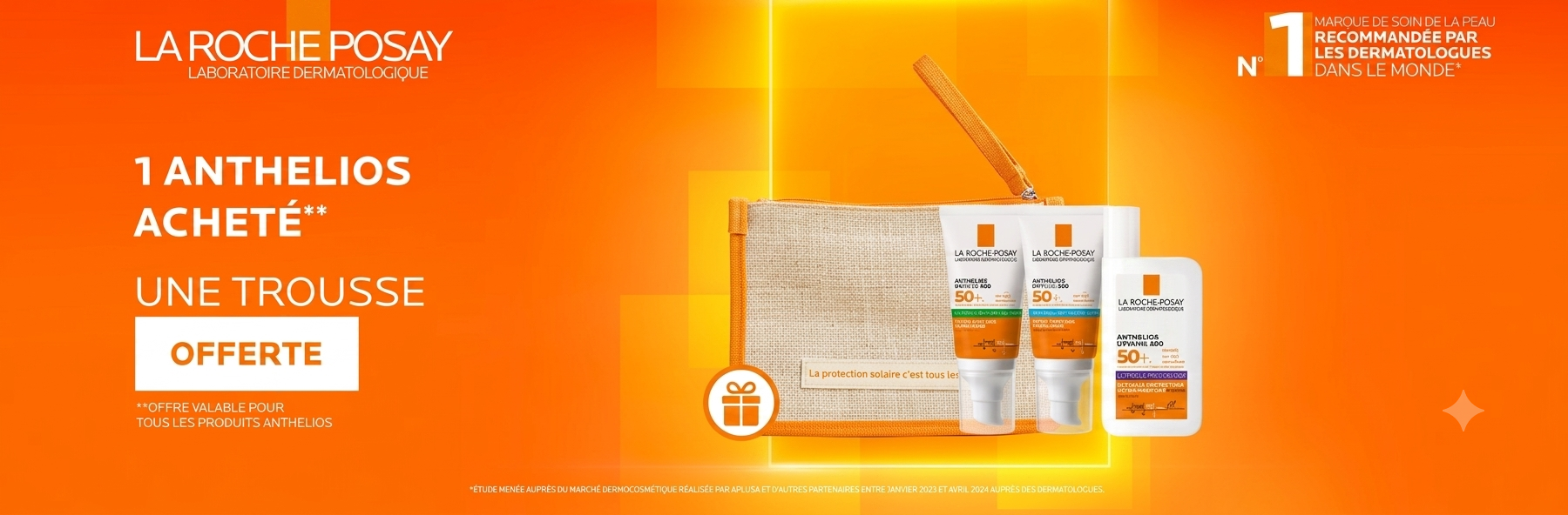 Anthelios acheté trousse offerte