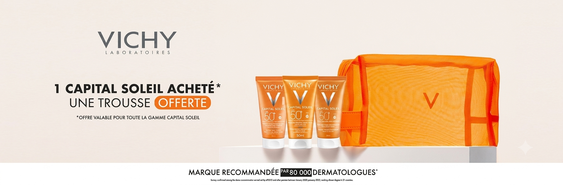 Vichy acheté trousse offerte