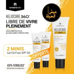 Heliocare 360 Gel Oil Free Toucher Sec Spf50 Achete 4 Pigment Solution Format Voyage Offerts