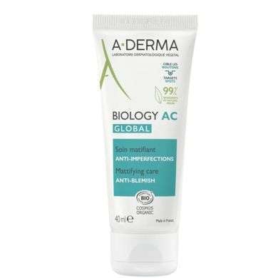 Aderma Biology Ac Global Soin Matifiant Anti Imperfections 40 Ml