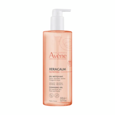 Avene Xeracalm Nutrition Gel Nettoyant Peau Sensible Seches 500 Ml