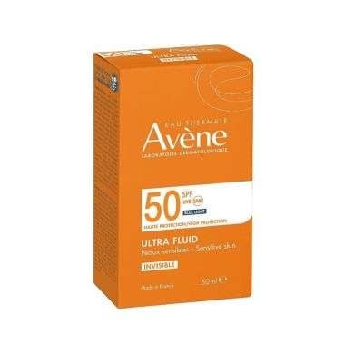Avene Ultra Fluid Invisible Spf 50 Blue Light 50 Ml Peau Sensible
