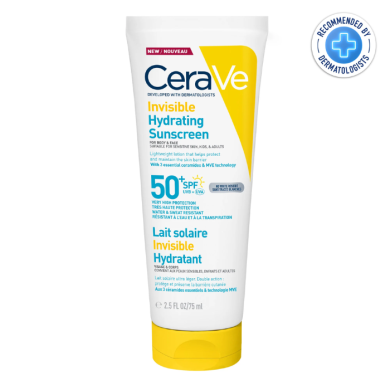 Cerave Lait Solaire Invisible Hydratant 75 Ml