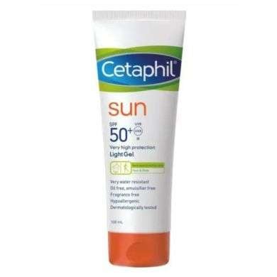 Cetaphil Sun Light Gel 100Ml Spf 50+ Peaux Sensible Et Grasse