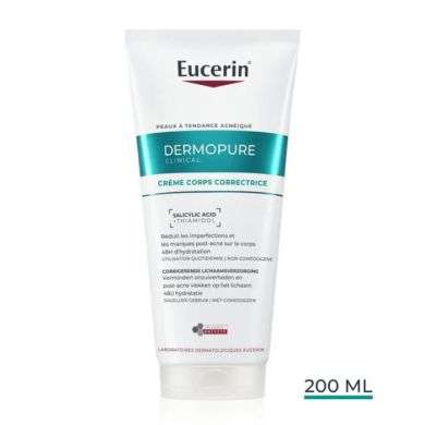 Eucerin Dermopure Creme Corps Triple Action 200 Ml
