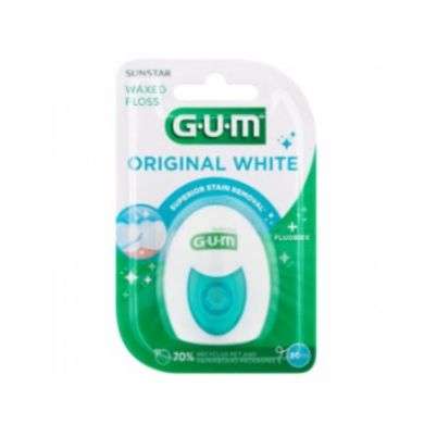 Gum Dentaire Original White Fils Dentaires Fluore Et Anti Coloration 30 M Ref 2040