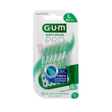 Gum Soft Picks Pro Souple Taille L Pack De 30
