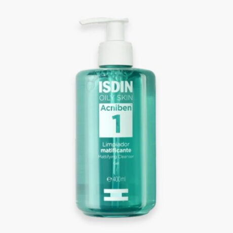 Isdin – Acniben 1 Gel Nettoyant Matifiant – 400Ml